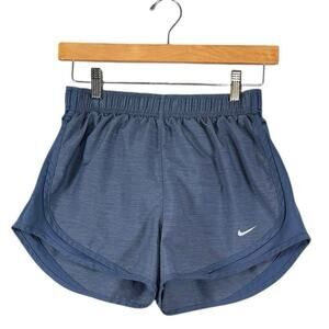 Nike Dri-Fit Tempo Women Running Training Shorts | Blue | Moisture-wicking | Sm